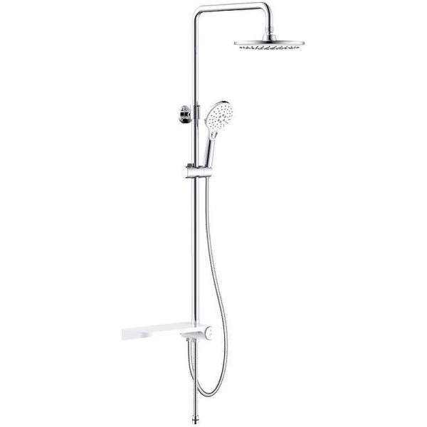 Душевая стойка Iddis Ray RAYSW3Fi76 с верхней лейкой