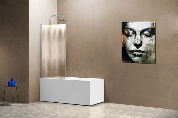 Душевая шторка на ванну Vincea VSB-11800CH, 800*1400, хром, стекло шиншилла