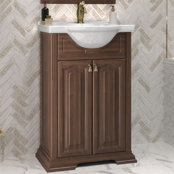 Тумба без раковины Opadiris Риспекто 55, цвет нагал (Раковина Opadiris Капри 55), 00-00005752