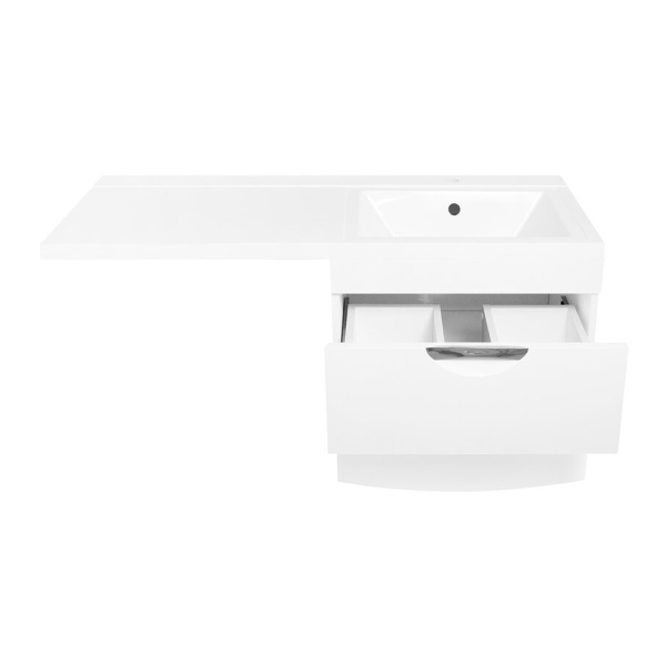 Тумба для комплекта Style Line Жасмин-2 60 Люкс Plus, белая, для стиральной машины