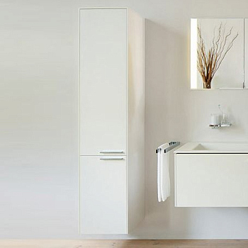 Шкаф-пенал Keuco Royal 60 белый глянец, с корзиной L