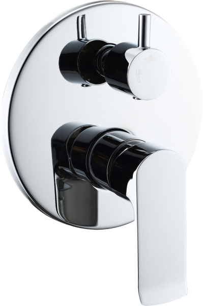 Смеситель BelBagno Disco DIS BASM CRM С ВНУТРЕННЕЙ ЧАСТЬЮ, для ванны с душем