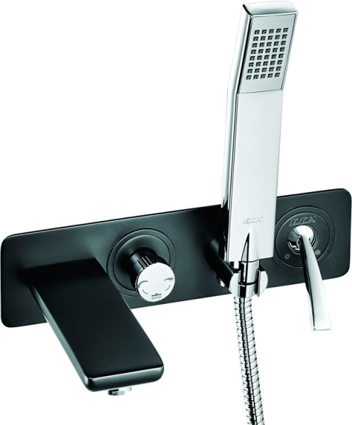 Смеситель E.C.A. Novita 104501130 С ВНУТРЕННЕЙ ЧАСТЬЮ, для ванны с душем