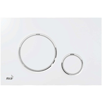 Кнопка смыва AlcaPlast THIN M770 белый / хром глянцевый