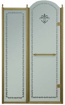 Душевая дверь в нишу Cezares Retro-B-11-100-PP-Br-R