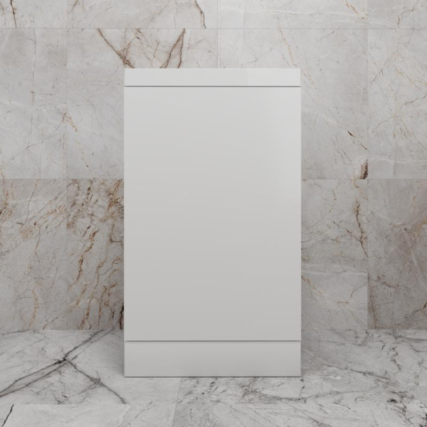 Тумба без раковины напольная "МОНО 50", белый глянец, ЛС-00002449