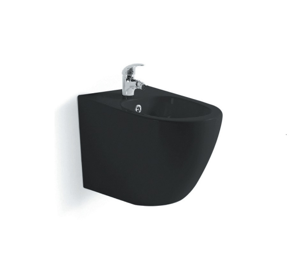 Биде подвесное Aquatek AQ1016-MB ЕВРОПА, цвет черный матовый