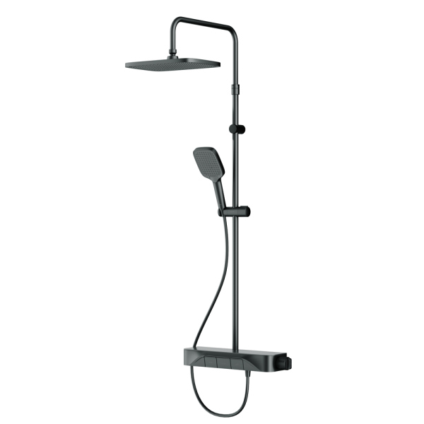 Душевая система с душевым смесителем-полкой и термостатом AM.PM Func, F078F222