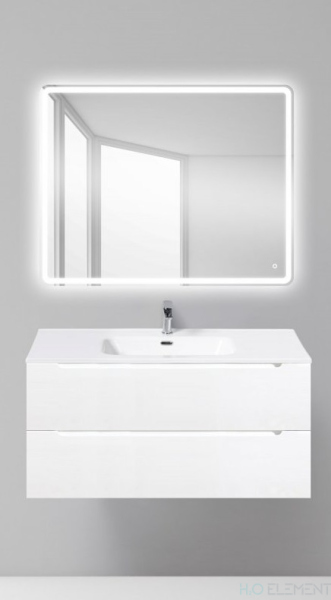 Тумба с раковиной Belbagno ETNA, ETNA-700-2C-SO-BO-P+ BB700ETL (готовый набор)