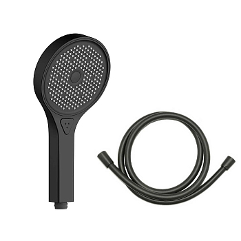 Ручной душ с шлангом Vincea VSHN-42HMB, черный