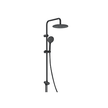 Душевой гарнитур Lemark без смесителя с верхней душевой лейкой "Тропический дождь" (LM8809BL)