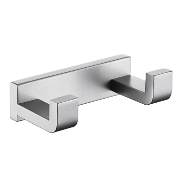 Крючок двойной ABBER Westen AA1750SP сатин