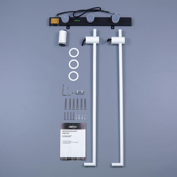 Полотенцесушитель электрический ABBER Charme AH4002MW белый матовый