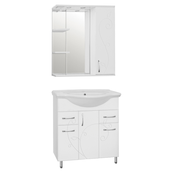 Зеркало-шкаф Style Line Панда 80/С, ЛС-00000080