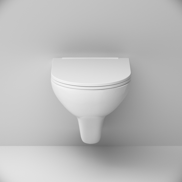 Унитаз подвесной FlashClean с сиденьем микролифт AM.PM Gem, C901700SC