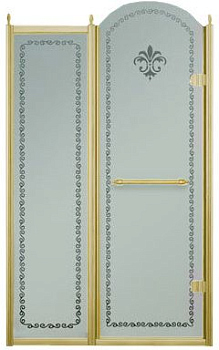 Душевая дверь в нишу Cezares Retro-B-11-120-CP-G-L