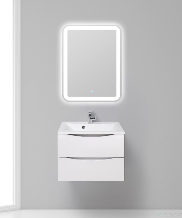 Belbagno База под раковину подвесная с двумя выкатными ящиками, MARINO-650-2C-SO-BO-P
