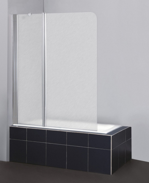 Шторка на ванну Belbagno SELA-V-11-120/140-Ch-Cr-L