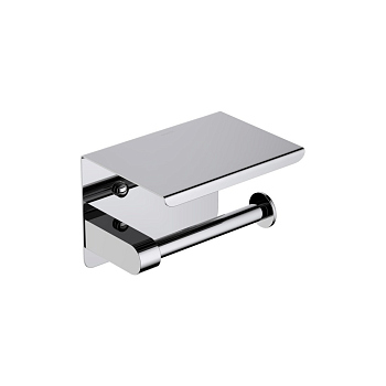 Держатель туалетной бумаги Aquatek Европа AQ4939CR с полкой Хром