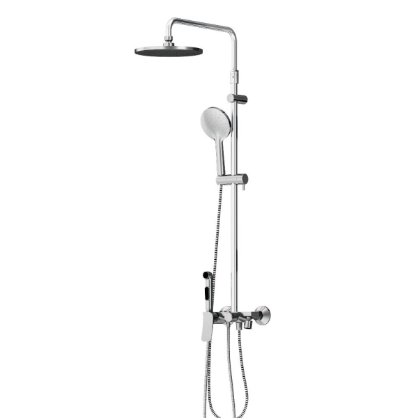 Душевая система со смесителем-полкой Damixa Jupiter, 977770000