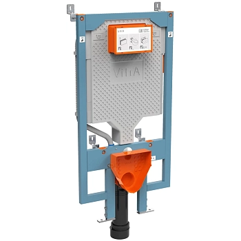 Инсталляция Vitra VPro 765-5800-01 для унитаза без клавиши смыва