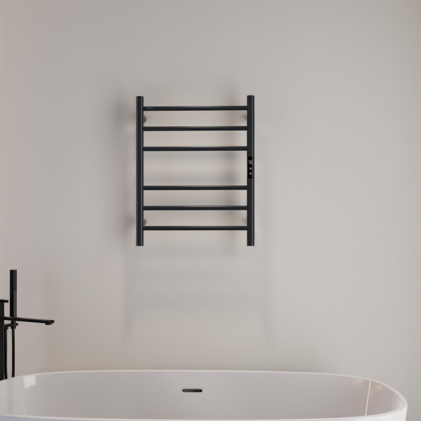 Полотенцесушитель электрический ABBER Standard AH4606MB черный матовый