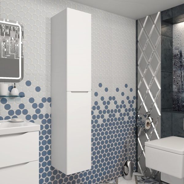 Пенал Элеганс 30, цвет белый матовый, левый