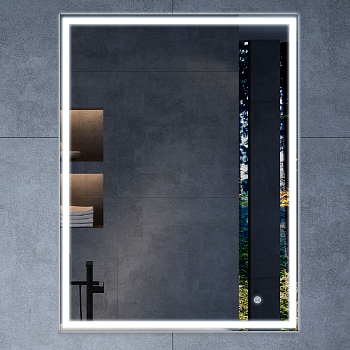 Зеркало Vincea LED VLM-3VN600 600х800 c сенсорным выключателем и диммером
