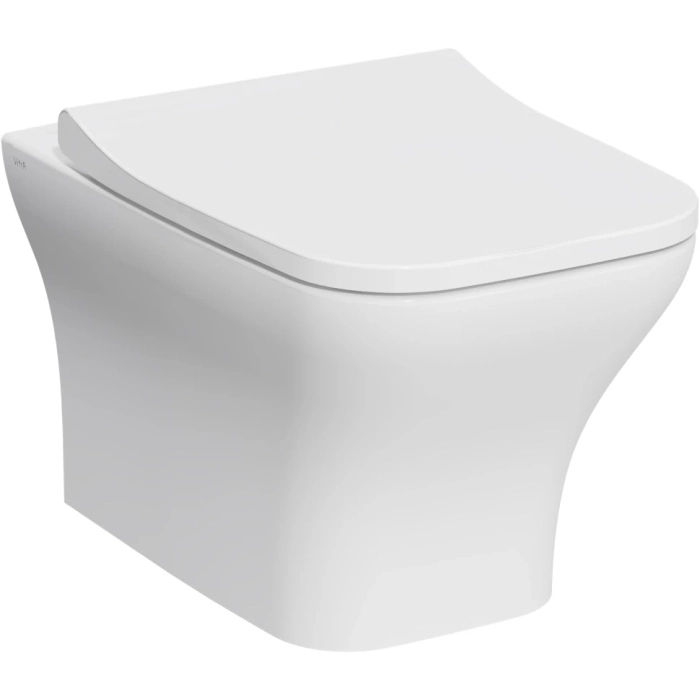 Подвесной Безободковый унитаз Vitra Zentrum Square, 7484B003-0075