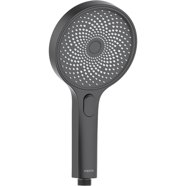 Ручной душ Aquatek Select 130 3 jet AQ2007MB Черный матовый