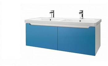 Тумба под раковину Dreja Color 23518 белый глянец