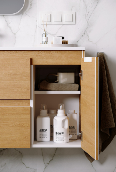 Подвесная тумба без раковины AQWELLA 90 см левая, ACC0109LDZ