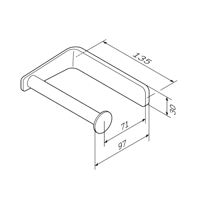 Держатель туалетной бумаги AM.PM Inspire V2.0 A50A34100