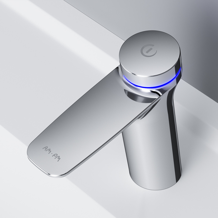 Термостат AM.PM Inspire V2.0 F50A82400 TouchReel электронный, для раковины, с донным клапаном