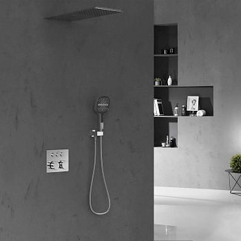 Душевой комплект Vincea VSFW-401TCH термостатический встраиваемый, трехрежимный, хром