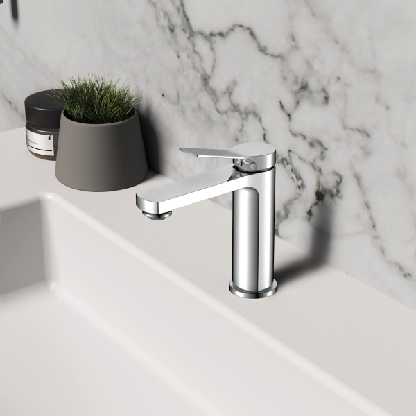 Смеситель для раковины Vincea Arco VBF-4AR01CH, хром