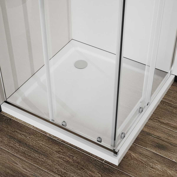 Душевой уголок Vincea City VSS-5CT800CL, 800*800, хром, стекло прозрачное