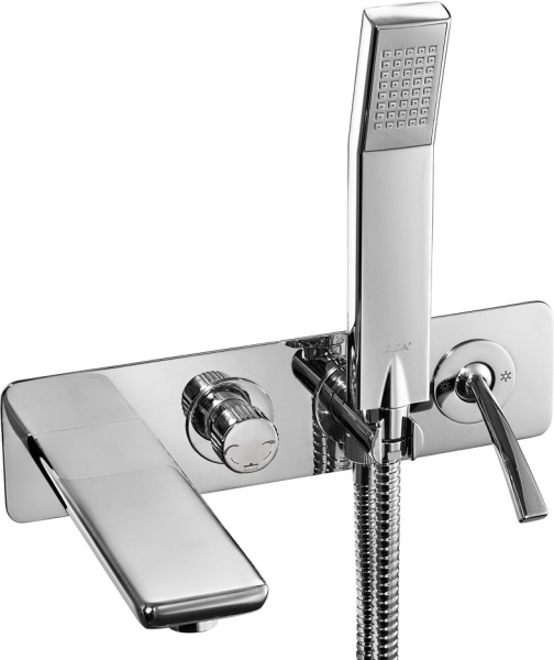 Смеситель E.C.A. Novita 102101130HEX С ВНУТРЕННЕЙ ЧАСТЬЮ, для ванны с душем