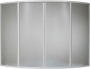 Шторка на ванну Bas Империал, Ирис 4 ств., пластик