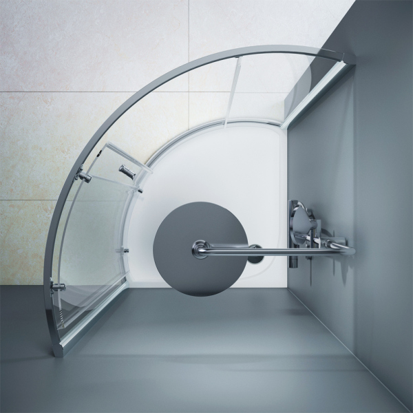 Душевое ограждение 90x90 см, без поддона AM.PM Like, W83G-315-090CT