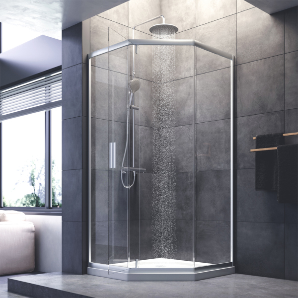 Душевое ограждение 90x90 см, без поддона AM.PM Gem, W90G-405-090MT
