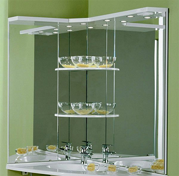 Зеркало Акватон Корнер 100 L угловое