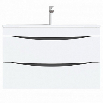 Тумба с раковиной IDDIS Cloud 80 подвесная белая (CLO80W0i95K)