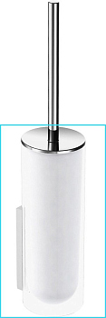11564009000 EDITION 400 Хрустальная колба для туалетного ёршика, матовая, хром