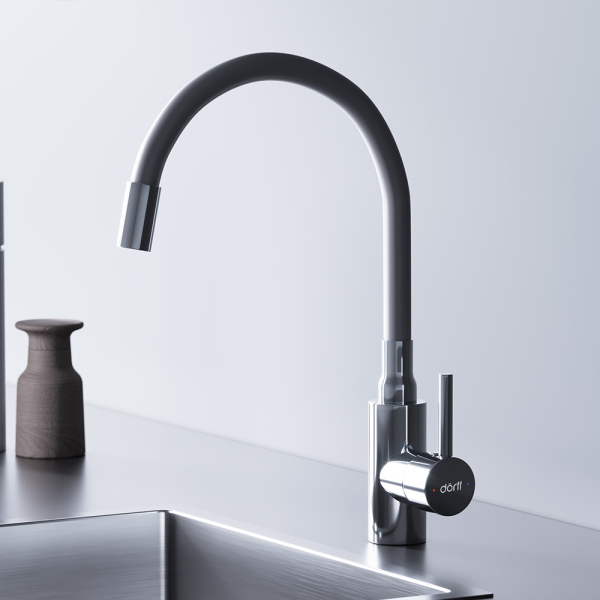 Смеситель для кухни с гибким изливом Dorff Logic, D3007633