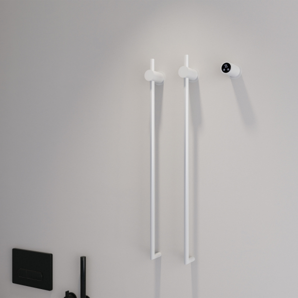 Полотенцесушитель электрический ABBER Charme AH4002MW белый матовый