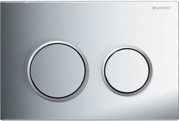Кнопка смыва Geberit Omega 20 115.085.KH.1 хром/матовый хром