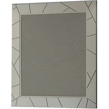 Зеркало Луиджи 90, цвет серый матовый