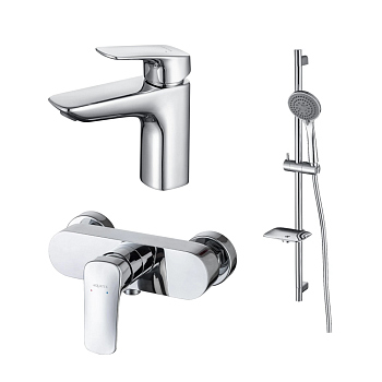 Комплект смесителей Aquatek Вега AQ1031CR Хром