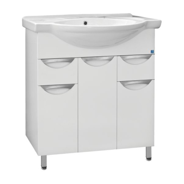 Тумба для комплекта Style Line Жасмин 80 белая